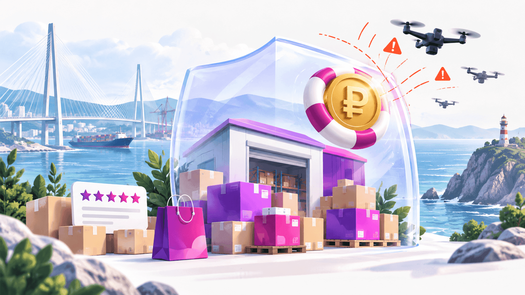 Приморье запустило льготные займы до 5 млн ₽ продавцам Wildberries, пострадавшим от атак дронов